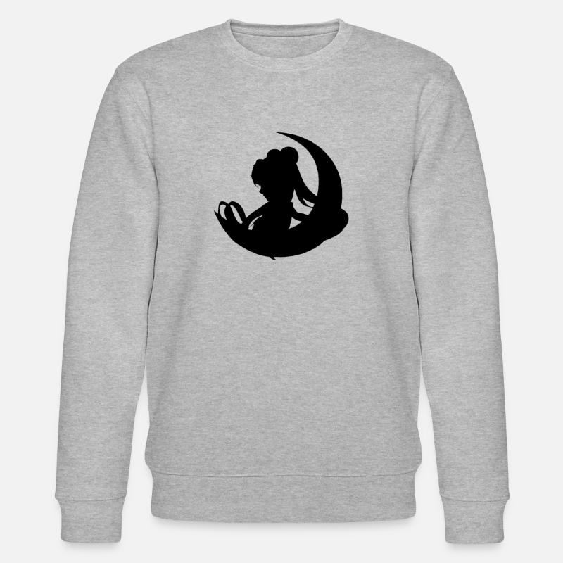 Sailor moon - Stanley/Stella Unisex Bio-Sweatshirt CHANGER  - Grau meliert
