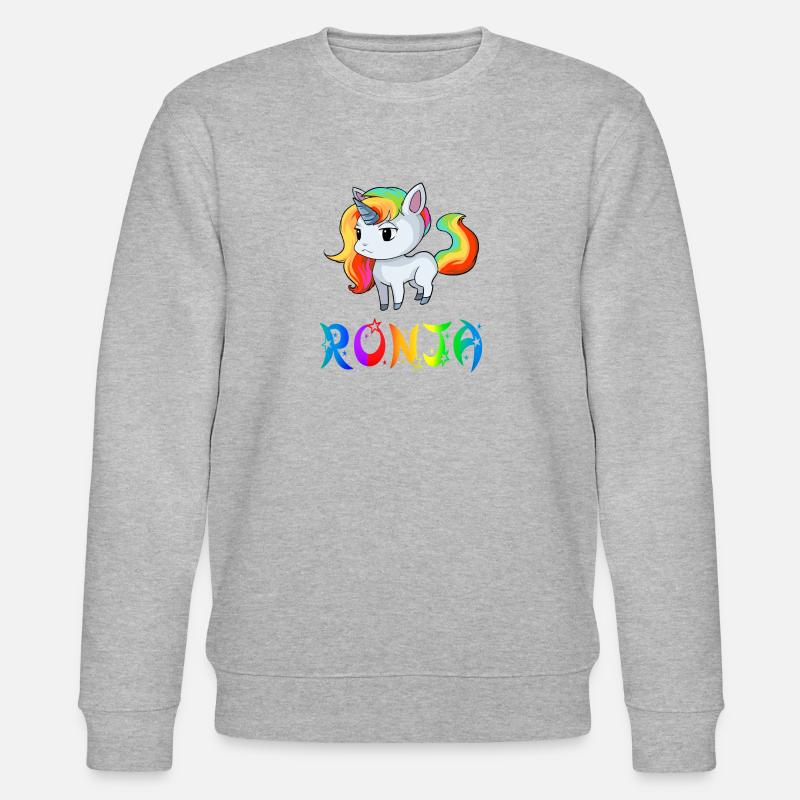 Ronja Einhorn - Sweat bio CHANGER Stanley/Stella Unisexe - gris chiné