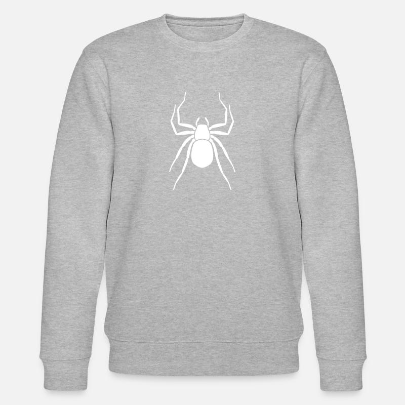 Spinne - Stanley/Stella Unisex Bio-Sweatshirt CHANGER - Grau meliert