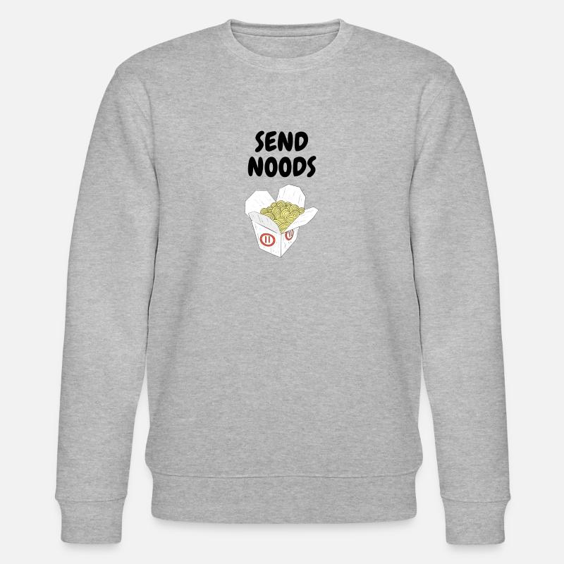 SEND NOODS - Stanley/Stella Unisex Bio-Sweatshirt CHANGER  - Grau meliert