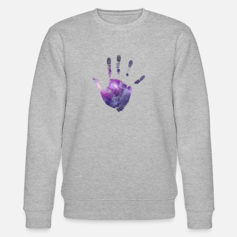 Galaxyhand - Stanley/Stella Unisex Bio-Sweatshirt CHANGER  - Grau meliert