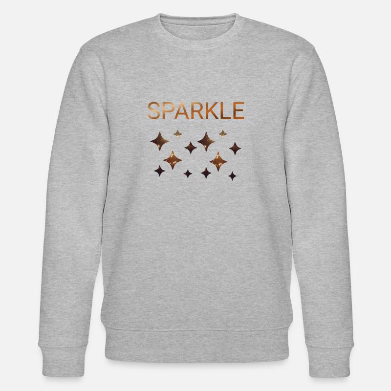 Sparkle - Leuchte - Stanley/Stella Unisex Bio-Sweatshirt CHANGER  - Grau meliert