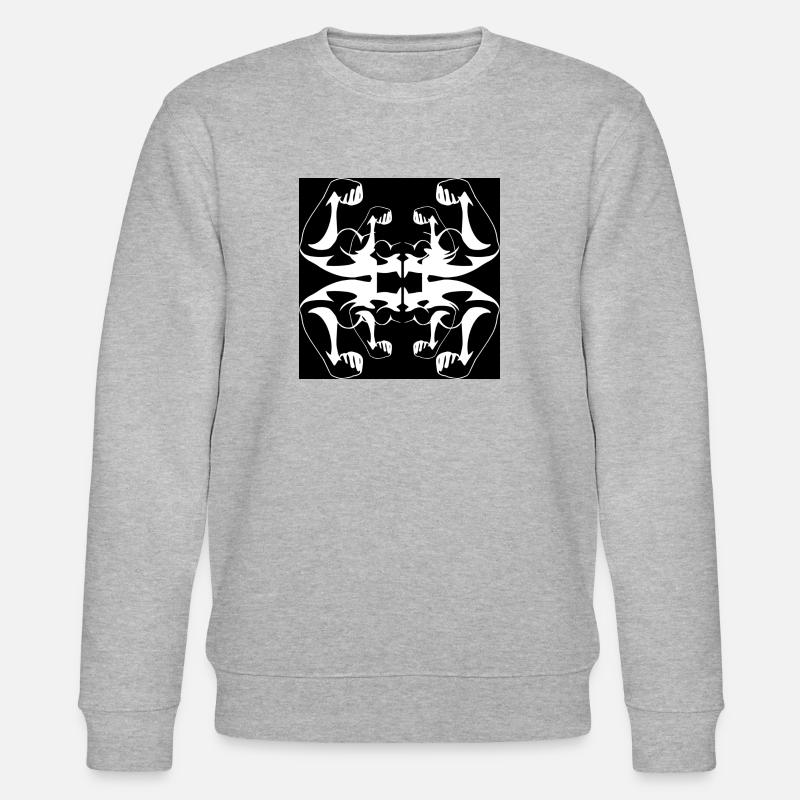 B-White Powerful - Sweat bio CHANGER Stanley/Stella Unisexe - gris chiné