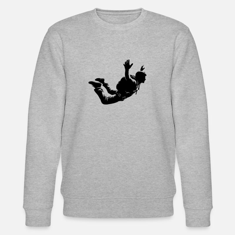 Vol de parachutisme Hobby Man - Sweat bio CHANGER Stanley/Stella Unisexe - gris chiné
