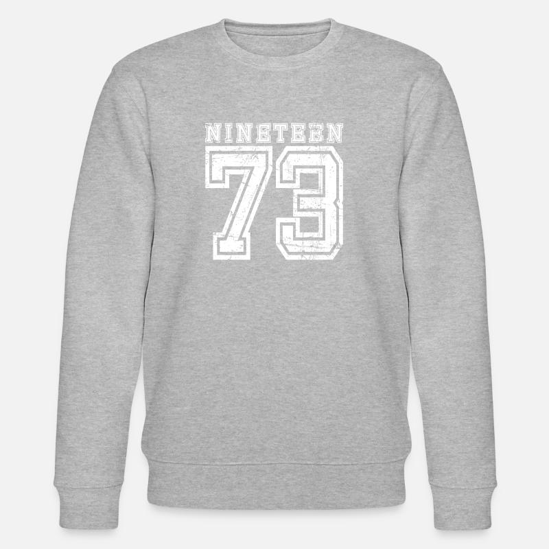 NINETEEN 1973 - Stanley/Stella Unisex Bio-Sweatshirt CHANGER - Grau meliert