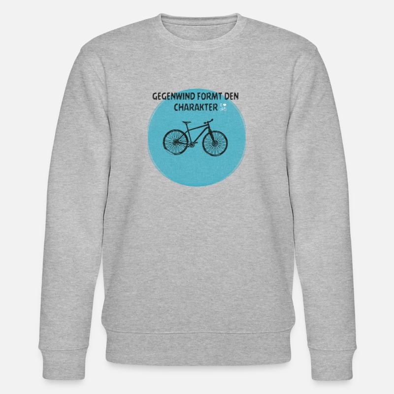 Fahrrad 2 - Stanley/Stella Unisex Bio-Sweatshirt CHANGER  - Grau meliert