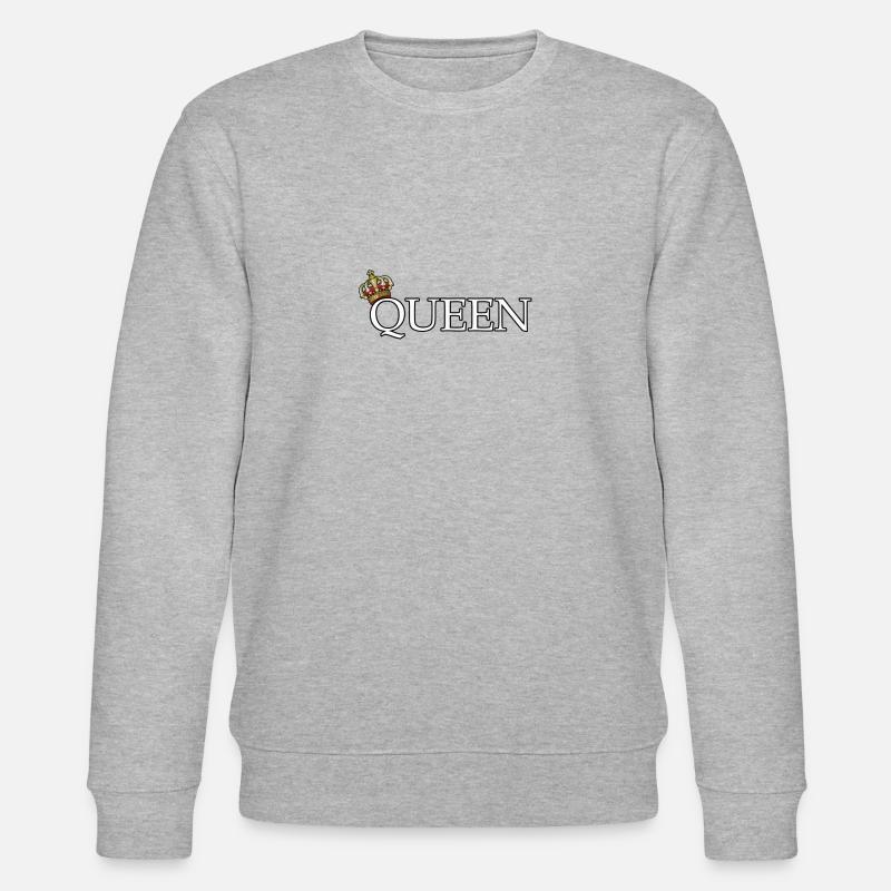 Queen - Stanley/Stella Unisex Bio-Sweatshirt CHANGER  - Grau meliert