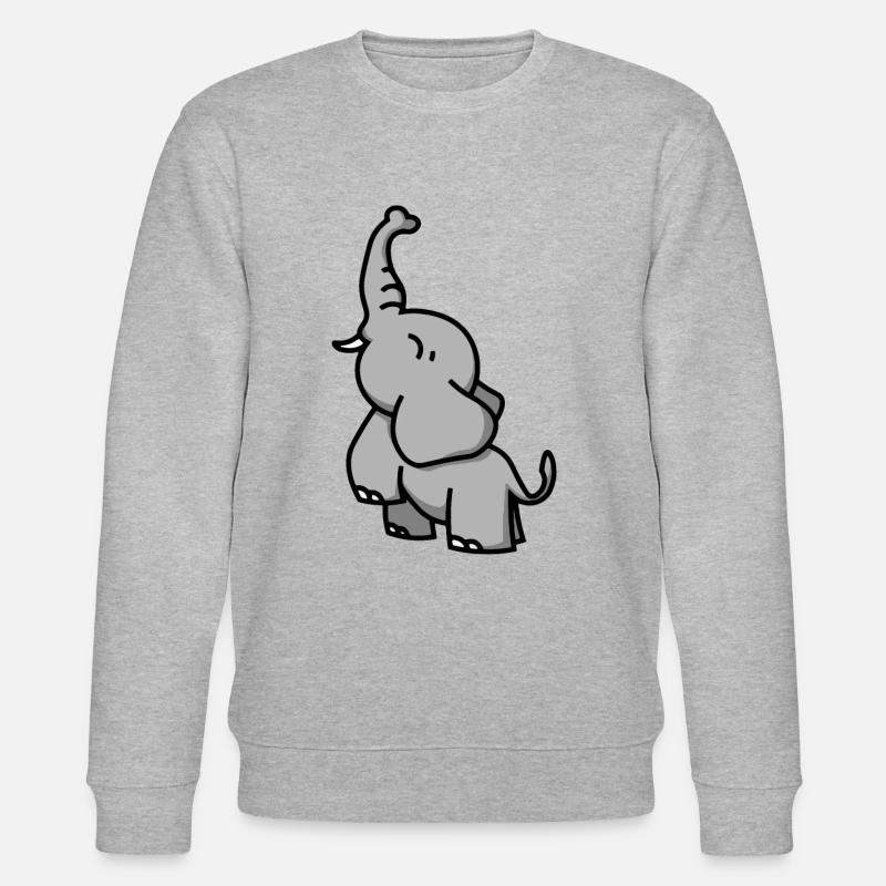 Elefant - Éléphant - éléphant - Sweat bio CHANGER Stanley/Stella Unisexe - gris chiné