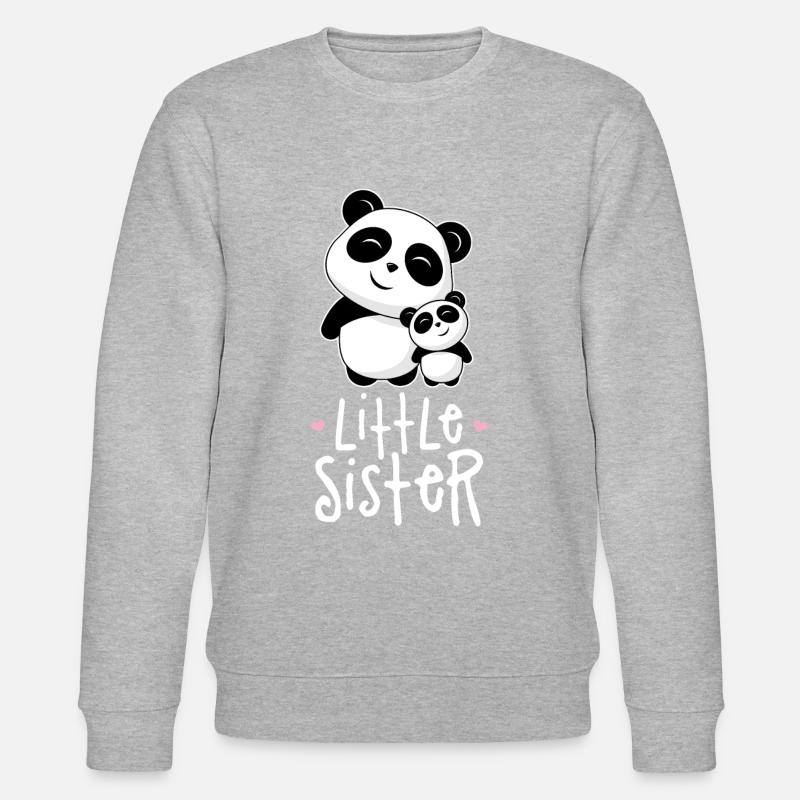 Petite soeur - Sweat bio CHANGER Stanley/Stella Unisexe - gris chiné