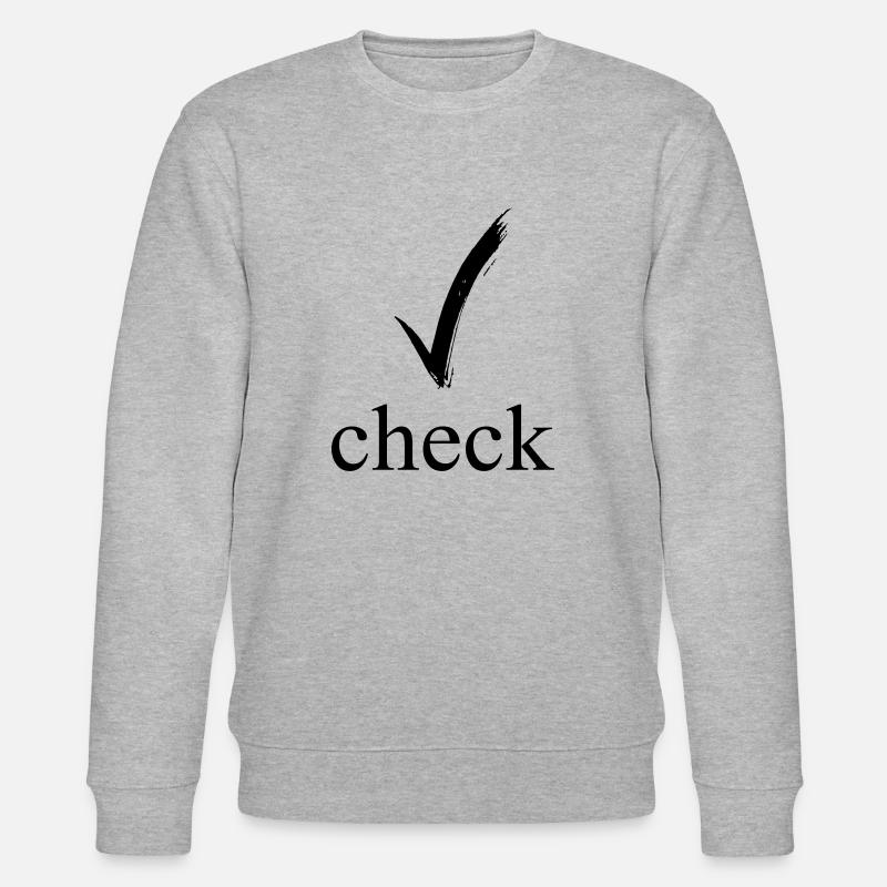check mark - Stanley/Stella CHANGER Unisex Organic Sweatshirt - heather grey