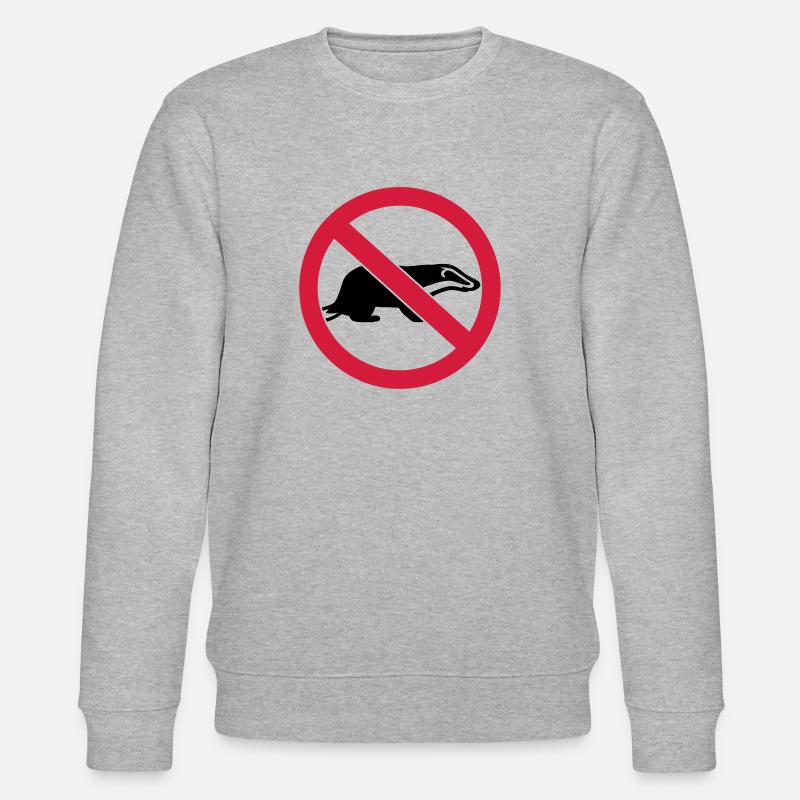 Dachs - Stanley/Stella Unisex Bio-Sweatshirt CHANGER  - Grau meliert