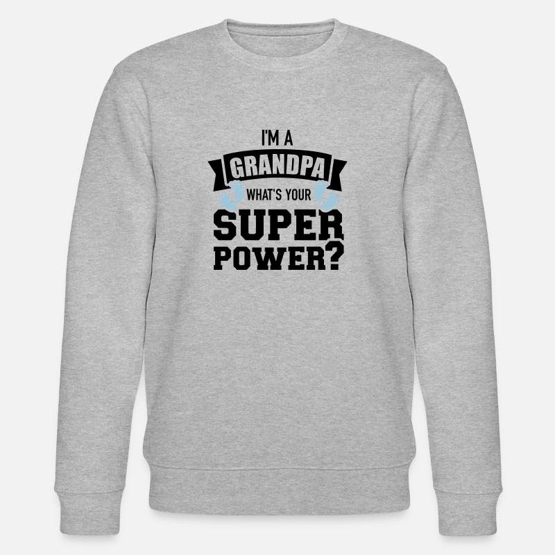 Opa - Stanley/Stella Unisex Bio-Sweatshirt CHANGER  - Grau meliert