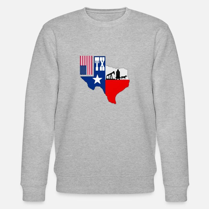Texas - Sweat bio CHANGER Stanley/Stella Unisexe - gris chiné