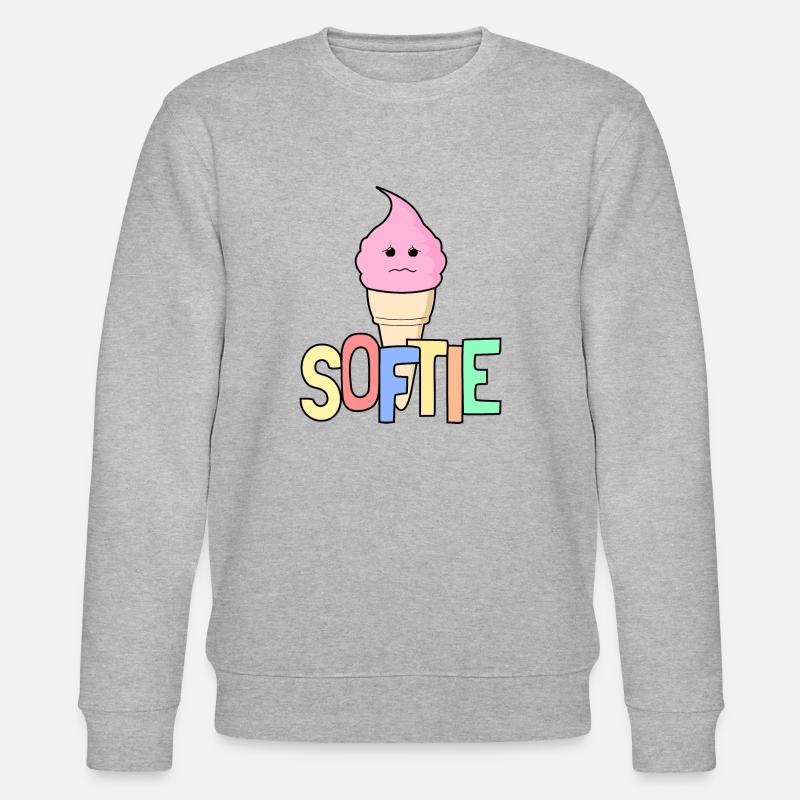 Softie Softeis - Stanley/Stella Unisex Bio-Sweatshirt CHANGER  - Grau meliert