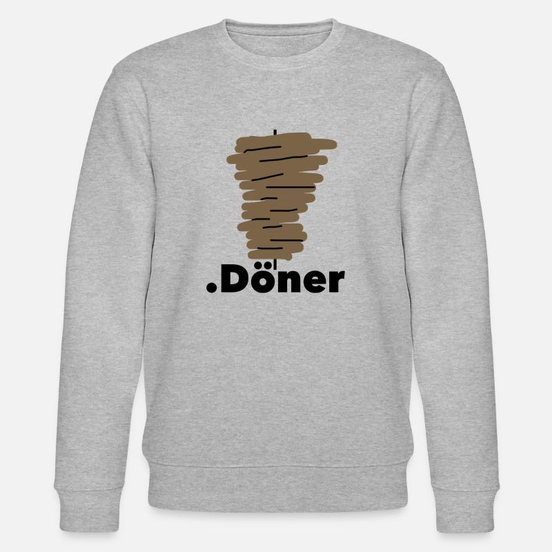 Döner Domain - Stanley/Stella Unisex Bio-Sweatshirt CHANGER  - Grau meliert