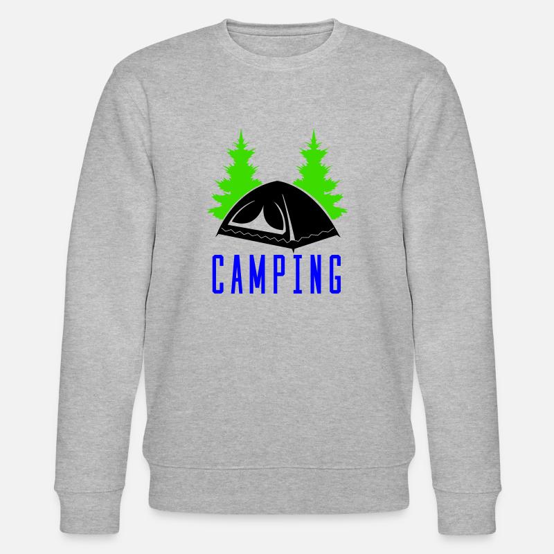 camping - Stanley/Stella Unisex Bio-Sweatshirt CHANGER  - Grau meliert