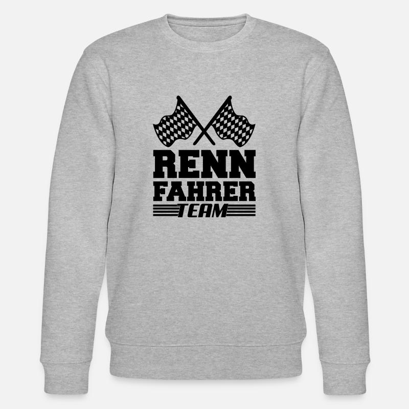 rennfahrer team - Stanley/Stella Unisex Bio-Sweatshirt CHANGER  - Grau meliert