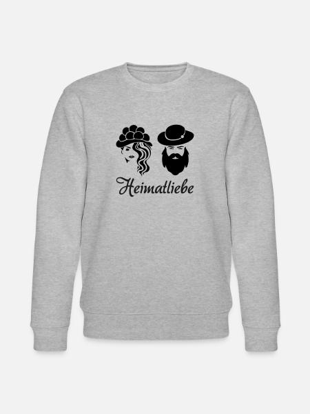 Schwarzwald Heimatliebe - Stanley/Stella Unisex Bio-Sweatshirt CHANGER  - Grau meliert