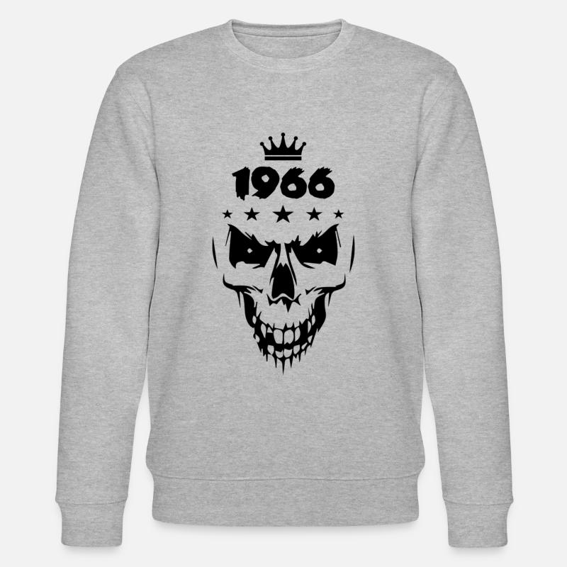 Skull (1966) - Stanley/Stella CHANGER Unisex Organic Sweatshirt - heather grey