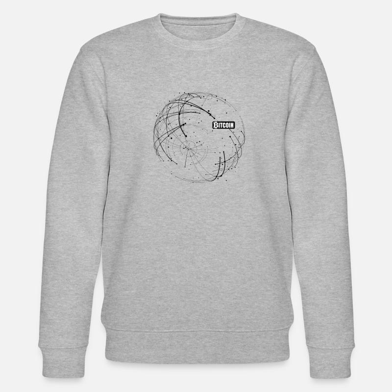 Bitcoin Network - Stanley/Stella CHANGER Unisex Organic Sweatshirt - heather grey