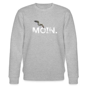 Moin - Stanley/Stella Unisex Bio-Sweatshirt CHANGER  - Grau meliert - Vorne - Nik (191cm) & Marisol (170cm)