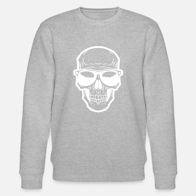 Skull Cool - Sweat bio CHANGER Stanley/Stella Unisexe - gris chiné