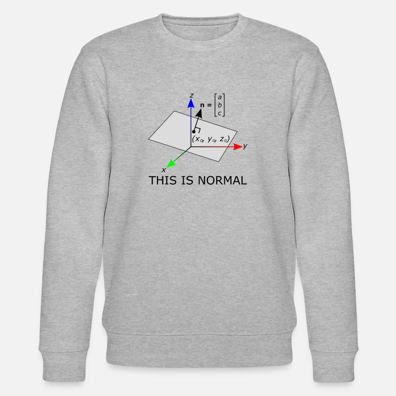 Das ist normal - Stanley/Stella Unisex Bio-Sweatshirt CHANGER  - Grau meliert
