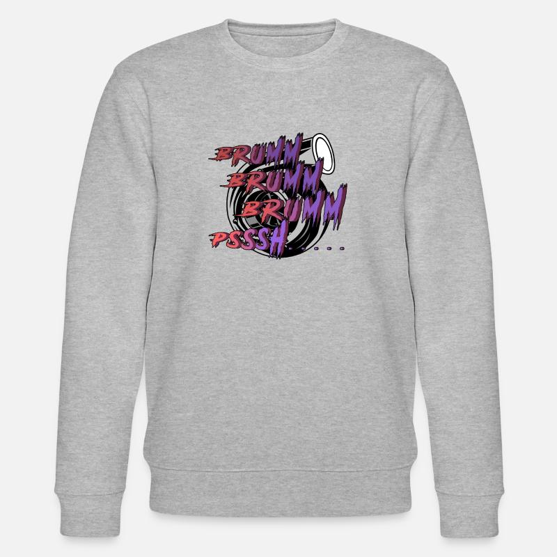 BRUMM BRUMM BRUMM PSSSH - Sweat bio CHANGER Stanley/Stella Unisexe - gris chiné