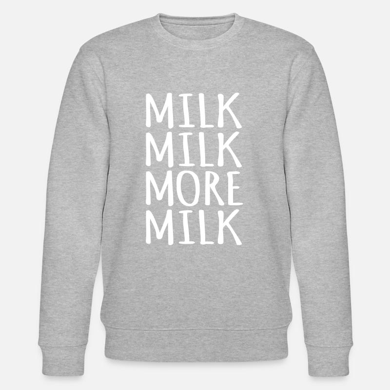 Lait Amateurs de lait - Sweat bio CHANGER Stanley/Stella Unisexe - gris chiné