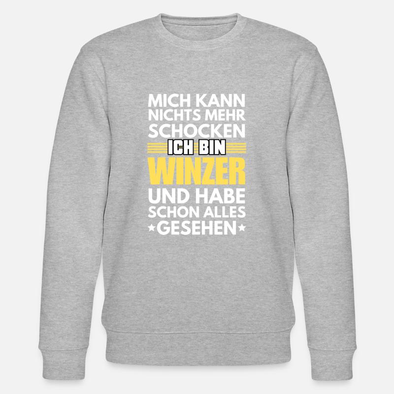 Non-shockable winemaker - Stanley/Stella CHANGER Unisex Organic Sweatshirt - undefined