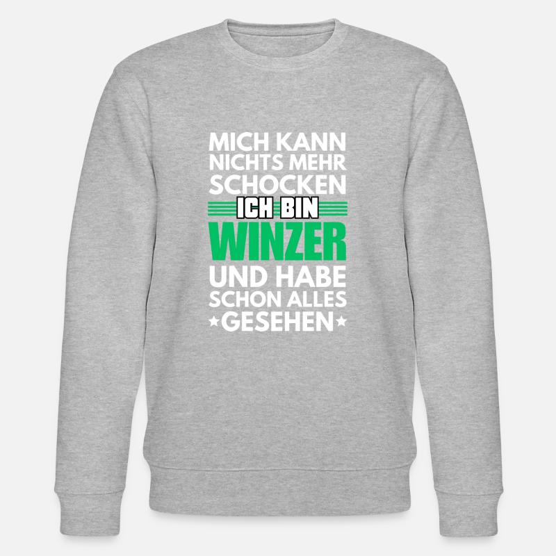 Non-shockable winemaker - Stanley/Stella CHANGER Unisex Organic Sweatshirt - undefined