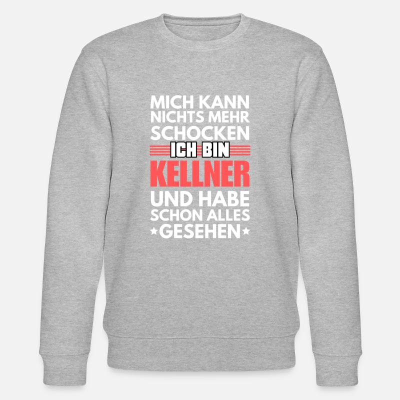 Nicht schockbarer Kellner - Stanley/Stella Unisex Bio-Sweatshirt CHANGER  - undefined