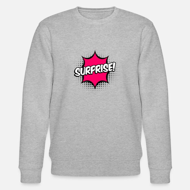 ÜBERRASCHUNG! - Stanley/Stella Unisex Bio-Sweatshirt CHANGER  - Grau meliert