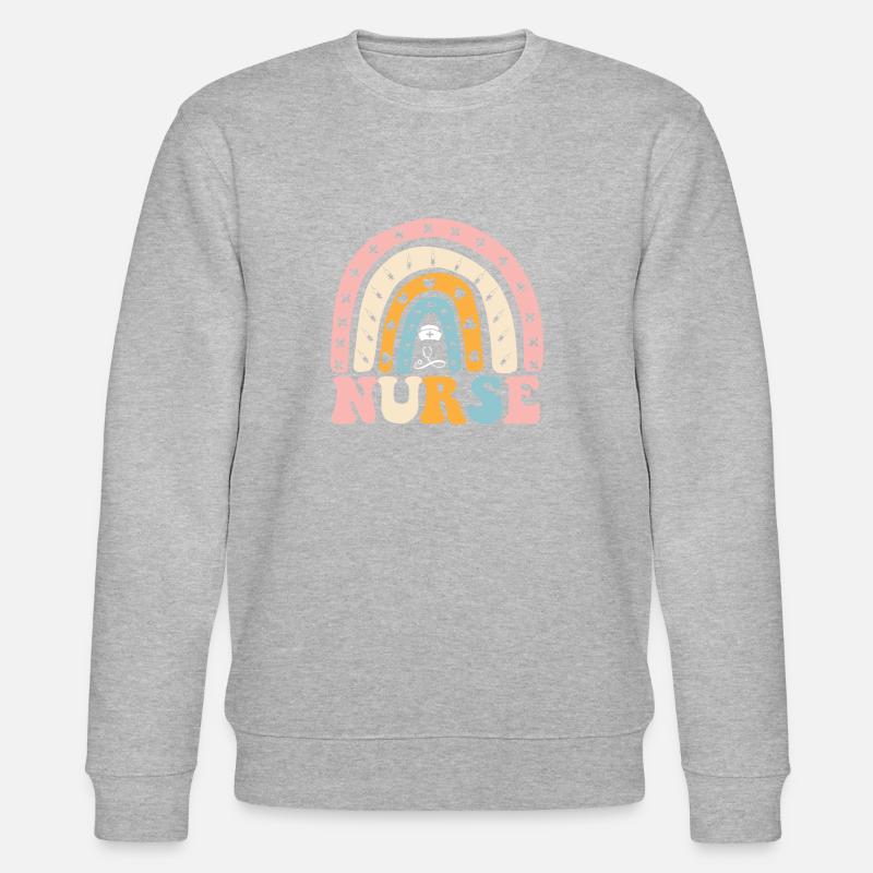 Arzthelferin Krankenpflegerin Arztpraxis Assistent - Stanley/Stella Unisex Bio-Sweatshirt CHANGER  - Grau meliert