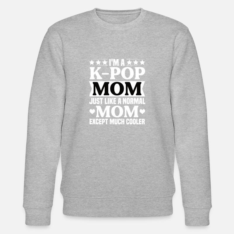 K-Pop Kpop Mama Geschenkidee - Stanley/Stella Unisex Bio-Sweatshirt CHANGER  - Grau meliert