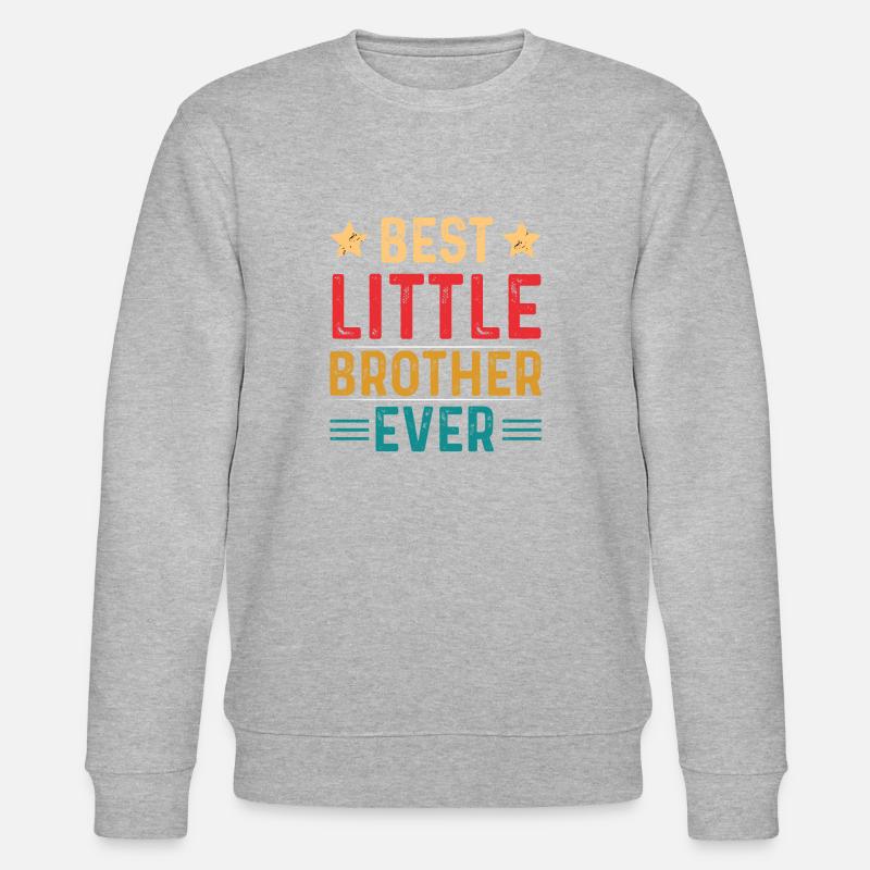 kleiner Bruder - Stanley/Stella Unisex Bio-Sweatshirt CHANGER  - Grau meliert