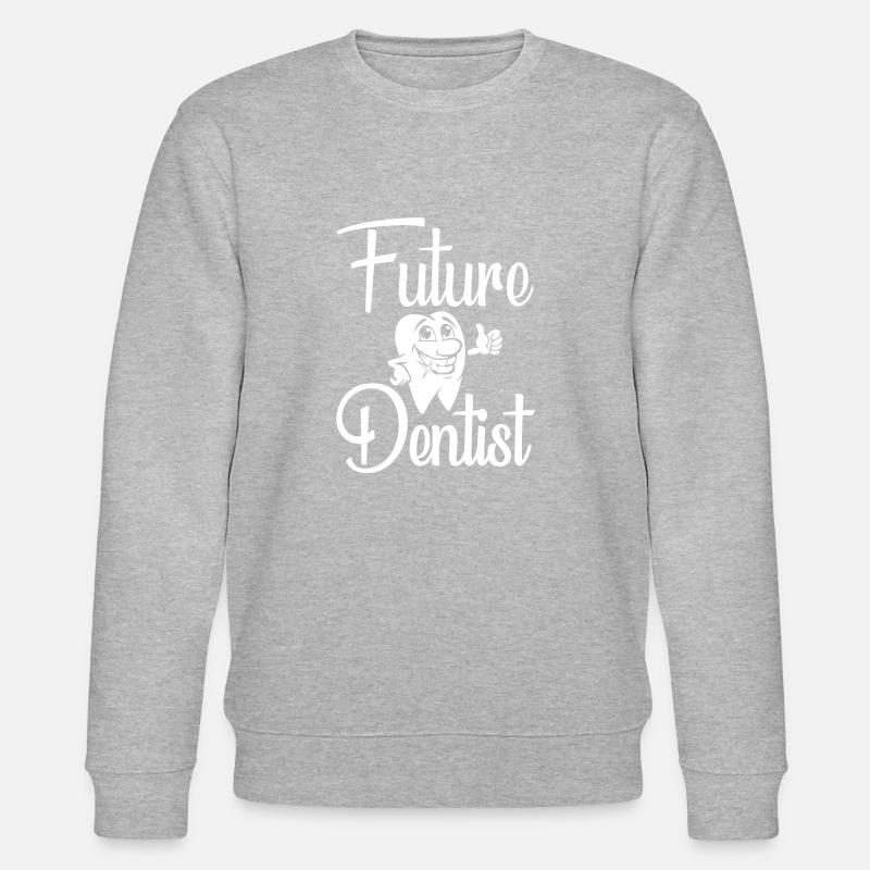 Dental assistant Dentist Tooth - Stanley/Stella CHANGER Unisex Organic Sweatshirt - heather grey