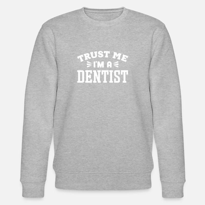 Assistante dentaire Dentiste Dent - Sweat bio CHANGER Stanley/Stella Unisexe - gris chiné