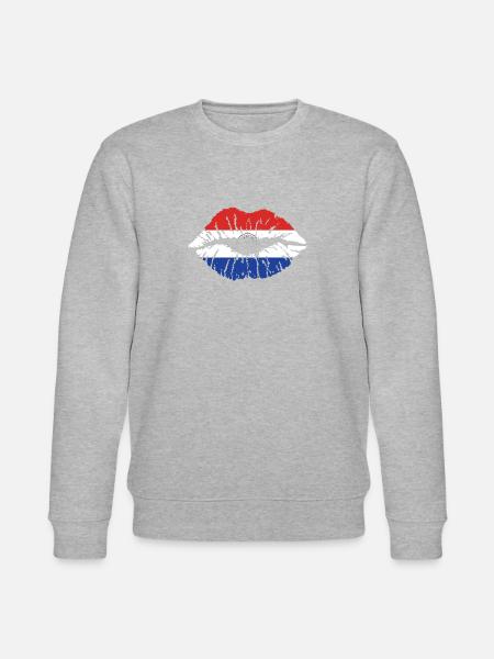 Paraguay Hjärtflagga Flagga Latinamerika Resor - Ekologisk sweatshirt CHANGER unisex från Stanley/Stella - gråmelerad