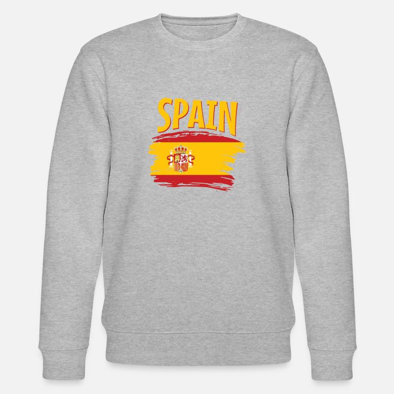 Ich liebe Spanien - Stanley/Stella Unisex Bio-Sweatshirt CHANGER  - Grau meliert