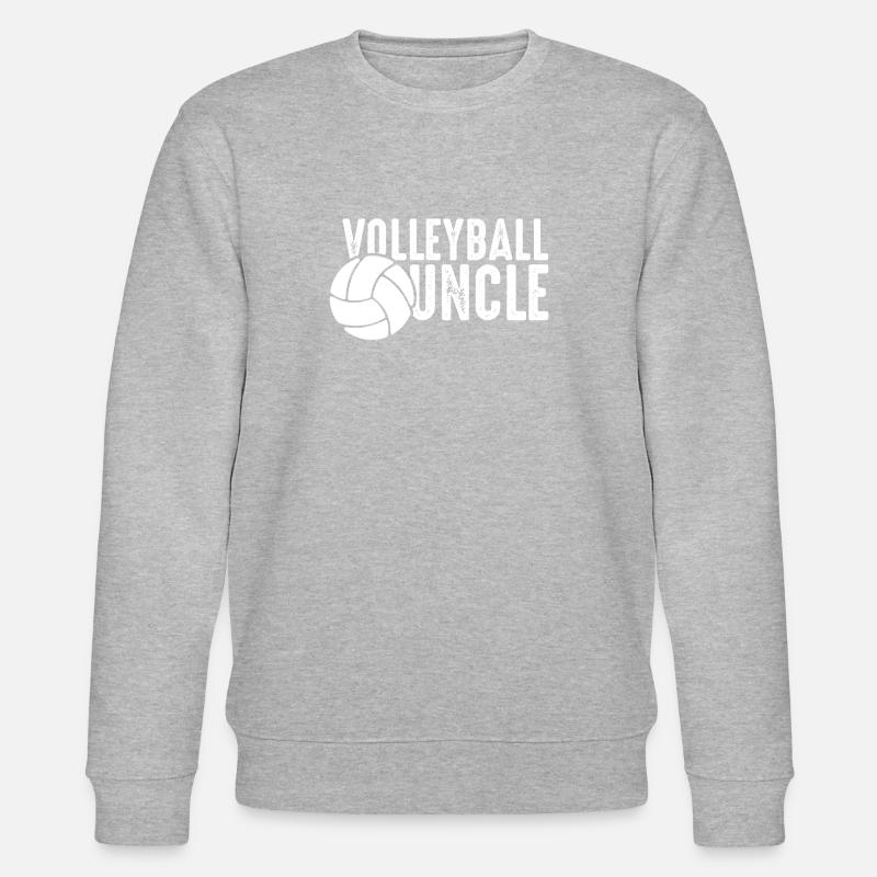 Fier oncle Volleyball Oncle Volleyball - Sweat bio CHANGER Stanley/Stella Unisexe - gris chiné