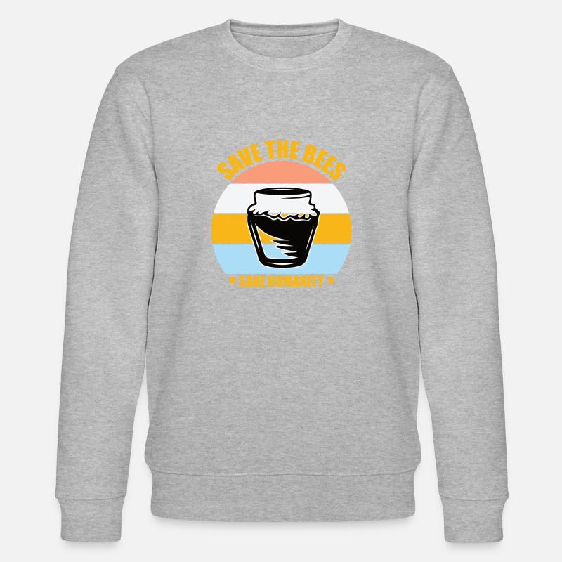 Abeille - Sweat bio CHANGER Stanley/Stella Unisexe - gris chiné