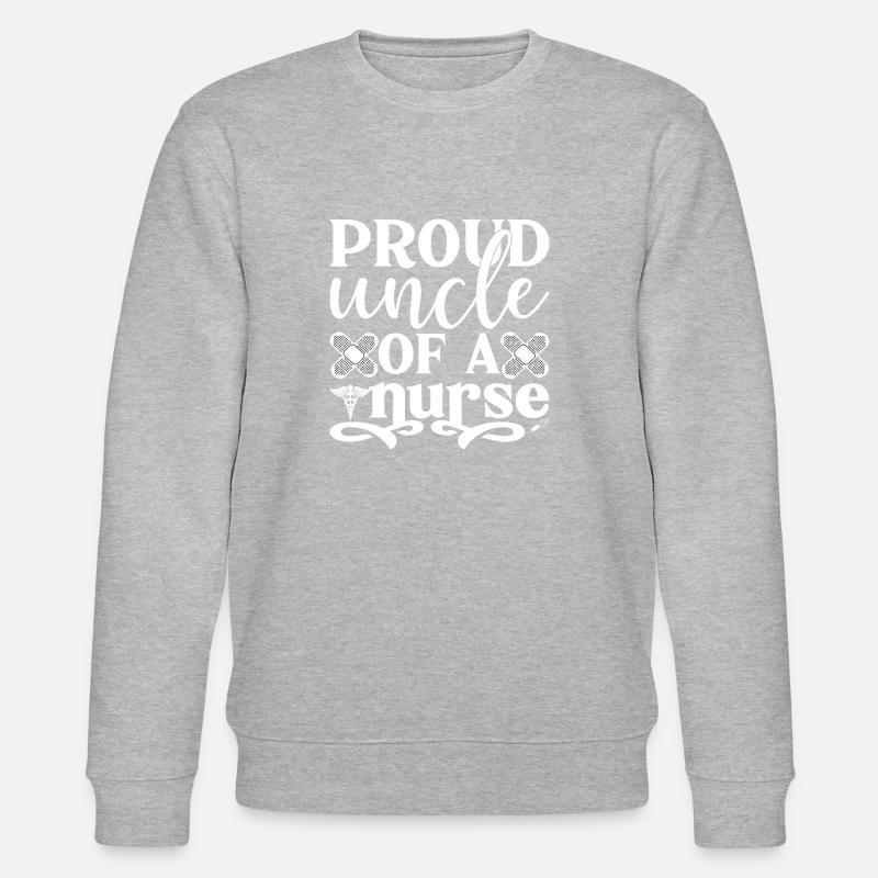 Oncle d’une infirmière Infirmière - Sweat bio CHANGER Stanley/Stella Unisexe - gris chiné