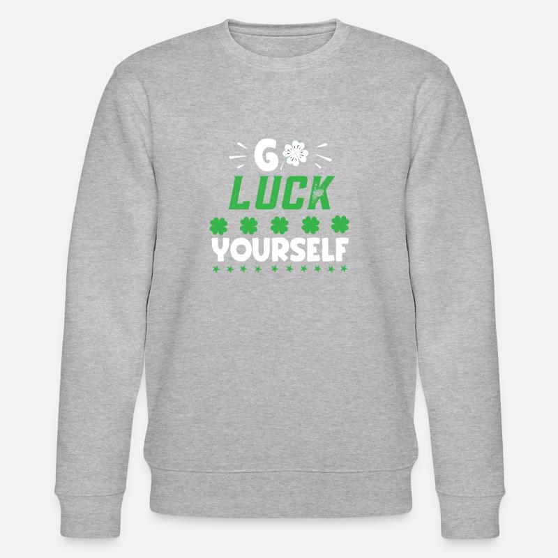 Fête de la Saint-Patrick - Sweat bio CHANGER Stanley/Stella Unisexe - gris chiné