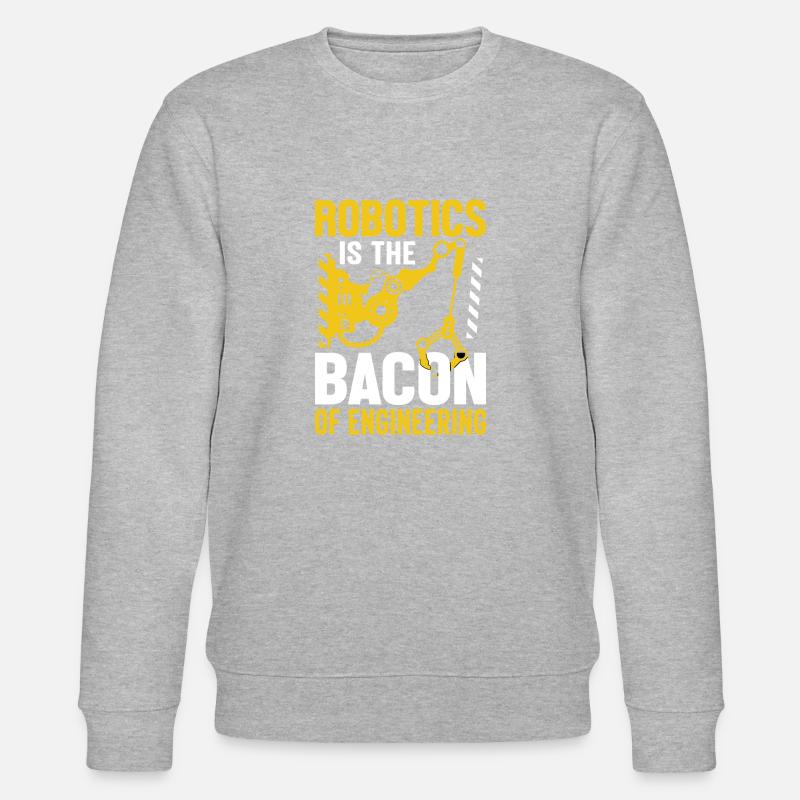 Robot Programmer Automation Technician - Stanley/Stella CHANGER Unisex Organic Sweatshirt - heather grey