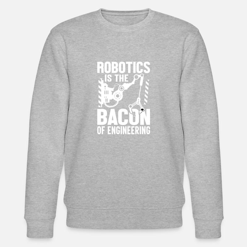 Robot Programmer Automation Technician - Stanley/Stella CHANGER Unisex Organic Sweatshirt - heather grey