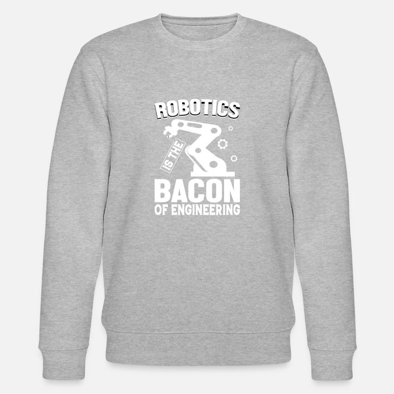 Roboter Programmierer Automatisierungstechniker - Stanley/Stella Unisex Bio-Sweatshirt CHANGER  - Grau meliert