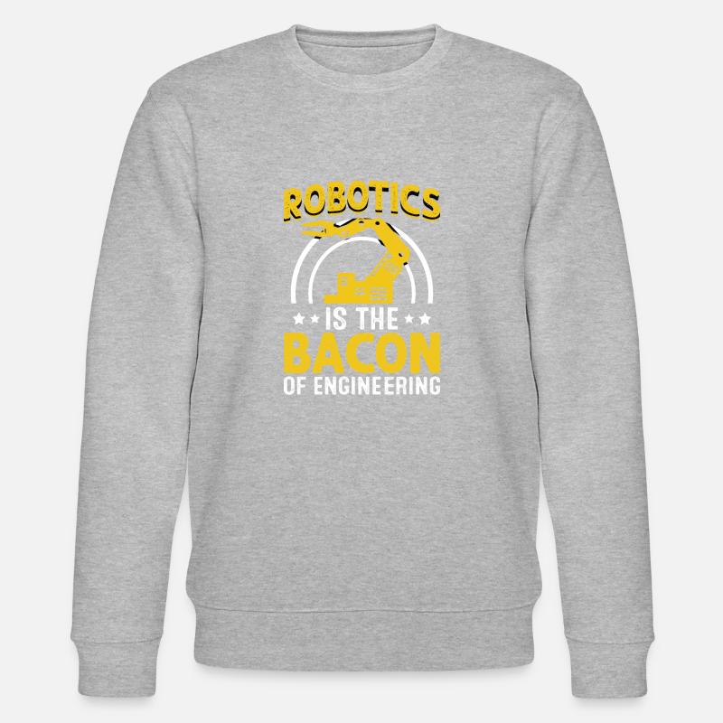 Robot Programmer Automation Technician - Stanley/Stella CHANGER Unisex Organic Sweatshirt - heather grey