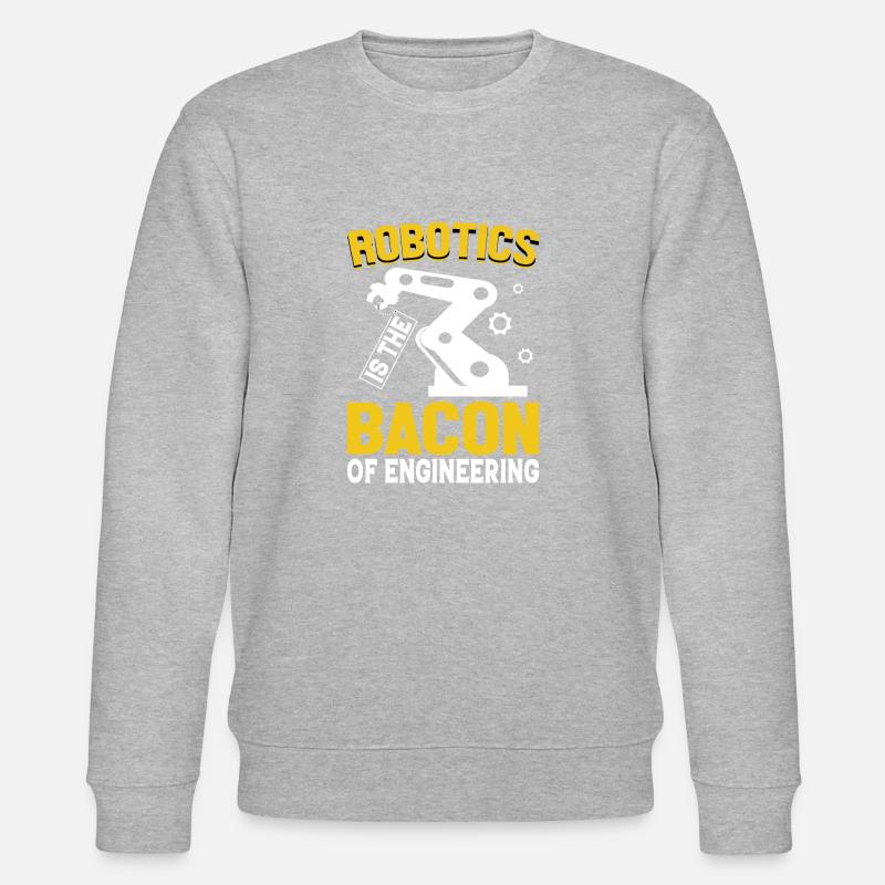Robot Programmer Automation Technician - Stanley/Stella CHANGER Unisex Organic Sweatshirt - heather grey