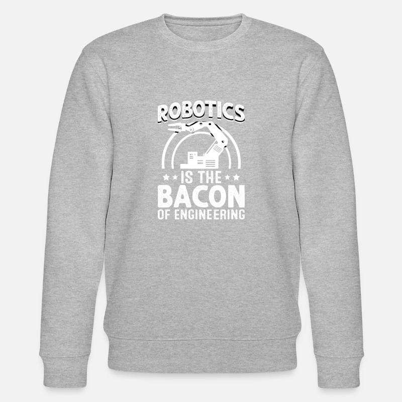 Robot Programmer Automation Technician - Stanley/Stella CHANGER Unisex Organic Sweatshirt - heather grey